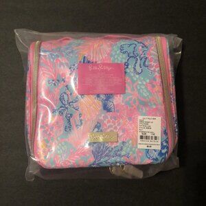Lilly Pulitzer Travel Case Bag - Splendor In The Sand (4 Bottles + 1 Jar) NEW